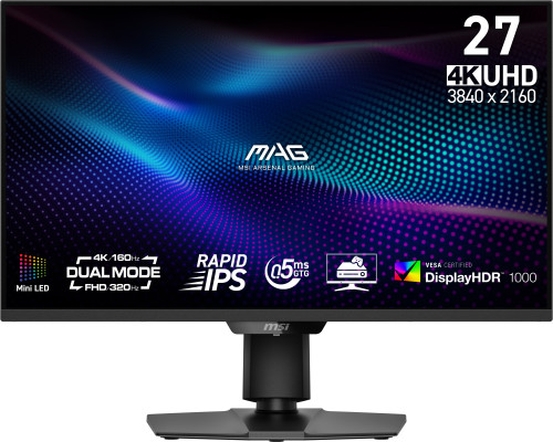 MSI MONITOR MAG 274UPDF E16M. 27" RAPID VA MINI-LED PLANO - Imagen 2
