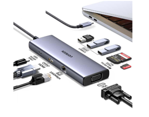 Ugreen Revodok USB-C 6-IN-1 Hub met 4K HDMI USB Tipo C 10000