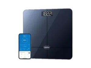 RENPHO ELIS 2 - SMART BODY SCALE - ITO - BLE - 3AAA - 11X11X1INCH - BLACK