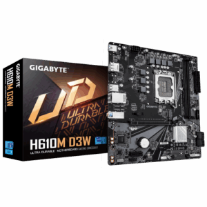 GIGABYTE H610M D3W Placa Base - Compatible con procesadores
