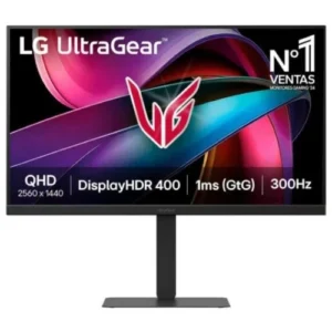 MONTIRO LG ULTRAGEAR, 27 PULGADAS, PANEL IPS 300 HZ 1 MS, RESOLUCION 2560 X 1440