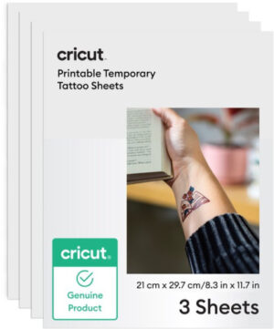 CRICUT PRINTABLE TATTOO PAPER A4 (3) TRANSPARENT