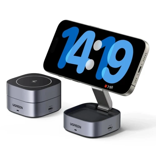 UGREEN 2-IN-1 MAGNETIC WIRELESS CHARGER - Imagen 2