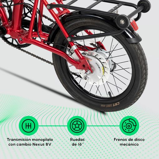 YOUIN E-BIKE URBANA OXFORD 16 - Imagen 4