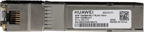 HUAWEI ELECTRICAL TRANSCEIVER,SFP,GE,ELECTRICAL INTERFACE