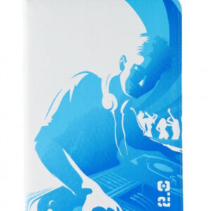 Ziron ZR112 funda para tablet 20,3 cm (8") Folio Azul, Blanco