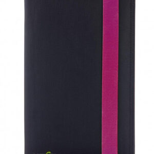 Ziron LY015 funda para tablet 20,3 cm (8") Folio Negro, Púrpura
