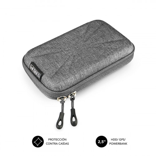 SUBBLIM Funda Disco Duro HDD Business Case 2,5" Grey