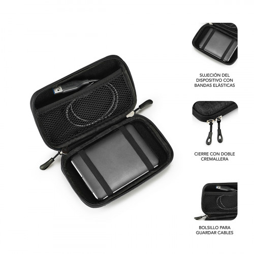 SUBBLIM Funda Disco Duro HDD Business Case 2,5" Black - Imagen 3