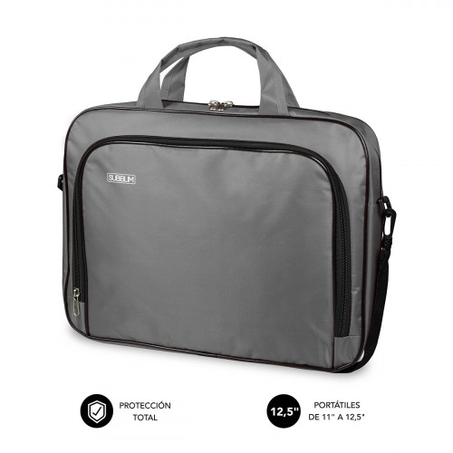 SUBBLIM Maletín Ordenador Oxford Laptop Bag 11-12,5" Grey - Imagen 2