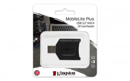 Kingston Technology MobileLite Plus lector de tarjeta Negro USB 3.2 Gen 1 (3.1 Gen 1) Type-A - Imagen 4