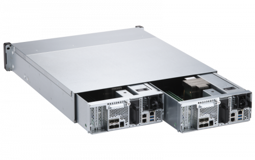 QNAP ES2486dc D-2142IT Ethernet Bastidor (2U) Negro NAS - Imagen 5