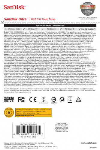 Sandisk Ultra unidad flash USB 16 GB USB tipo A 3.2 Gen 1 (3.1 Gen 1) Negro - Imagen 8