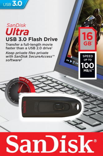 Sandisk Ultra unidad flash USB 16 GB USB tipo A 3.2 Gen 1 (3.1 Gen 1) Negro - Imagen 9