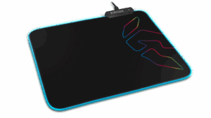 Krom Knout RGB Negro Alfombrilla de ratón para juegos