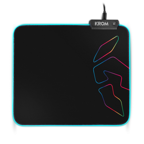 Krom Knout RGB Negro Alfombrilla de ratón para juegos - Imagen 5