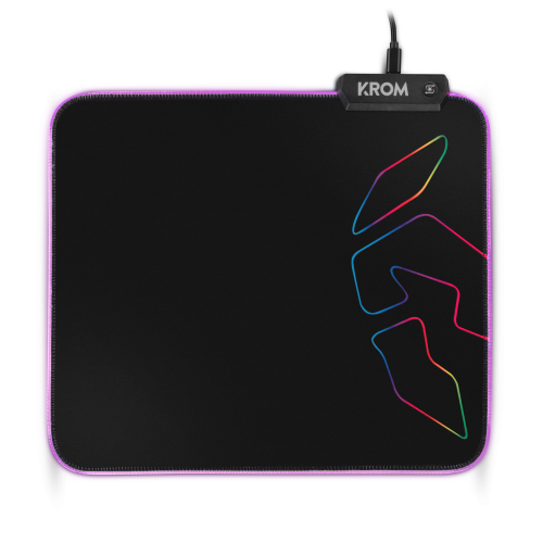 Krom Knout RGB Negro Alfombrilla de ratón para juegos - Imagen 8