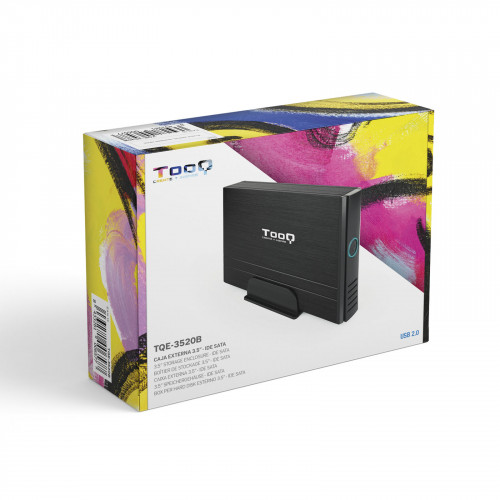 TooQ CAJA HDD 3,5" IDE/SATA A USB 2.0 NEGRA - Imagen 7