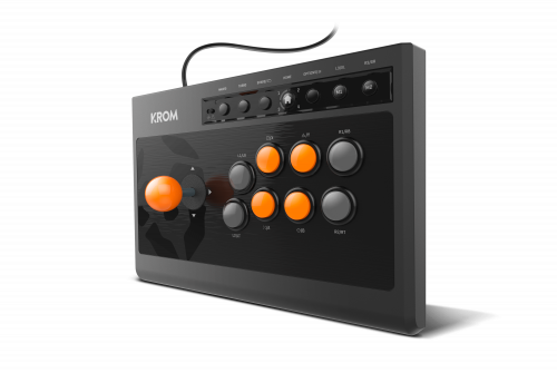 Krom Kumite Panel de mandos tipo máquina recreativa PlayStation 4,Playstation,Playstation 3,Xbox One Analógico/Digital USB Negro - Imagen 5