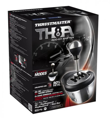 THRUSTMASTER PALANCA DE CAMBIO TH8A SHIFTER ADDON PARA PS3/PS4/PC/XBOX ONE (4060059) - Imagen 5