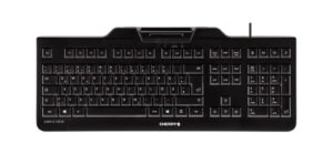 CHERRY KC 1000 SC teclado USB QWERTY Español Negro
