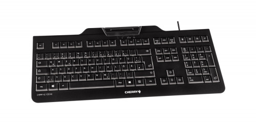 CHERRY KC 1000 SC teclado USB QWERTY Español Negro - Imagen 4