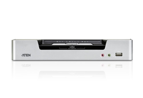 Aten CS1642A interruptor KVM Montaje en rack Negro, Plata - Imagen 3