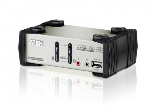Aten CS1732B interruptor KVM Gris - Imagen 2