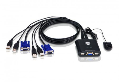 Aten CS22U interruptor KVM Negro - Imagen 2