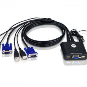 Aten CS22U interruptor KVM Negro