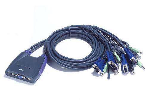 Aten CS64US interruptor KVM Azul