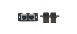 Kramer Electronics W4545(B) placa de pared y cubierta de interruptor Negro