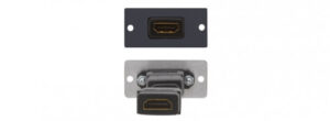 Kramer Electronics W-H(W-HDMI)(B) placa de pared y cubierta