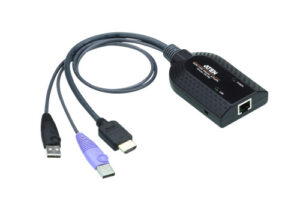 Aten KA7188 cable para video, teclado y ratón (kvm) Negro