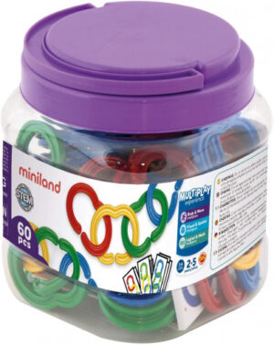 JUEGO CADENA PLASTICO SERIACION Y CLASIFICACION 60 UNIDADES