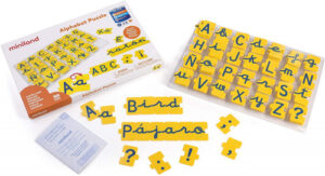 JUEGO ABECEDARIO MAYUSCULAS Y MINUSCULAS 168 PIEZAS MINILAND