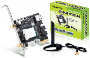 TARJETA DE RED WIRELESS GIGABYTE GC-WB1733D-I,AC 9260,PCI-E