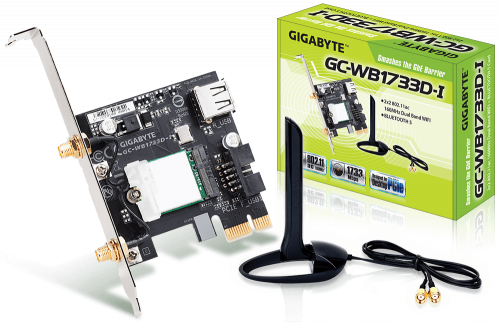TARJETA DE RED WIRELESS GIGABYTE GC-WB1733D-I,AC 9260,PCI-E