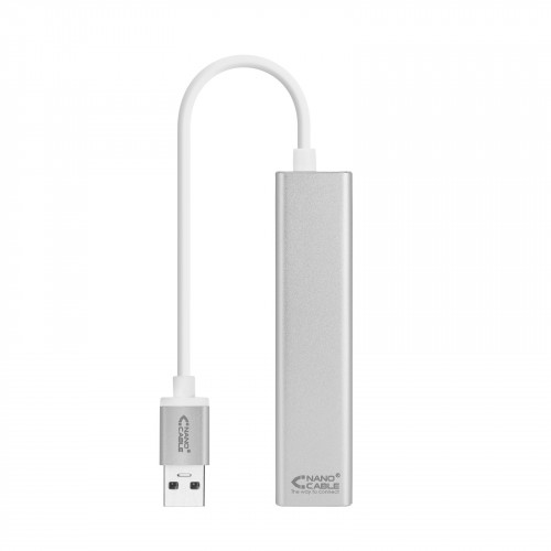 Nanocable Conversor USB 3.0 a Ethernet Gigabit + 3xUSB 3 - Imagen 2