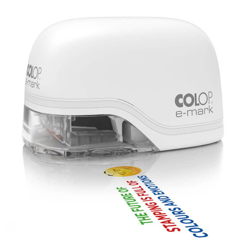 MINI IMPRESORA INKJET A COLOR AUTOMATICA E-MARK COLOR BLANCO - Imagen 3