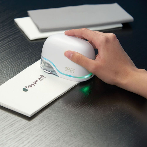 MINI IMPRESORA INKJET A COLOR AUTOMATICA E-MARK COLOR BLANCO - Imagen 5