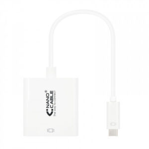 Nanocable CONVERSOR USB-C A DVI-D, 15 CM