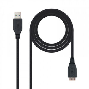 Nanocable CABLE USB 3.0, TIPO A/M-MICRO B/M, NEGRO, 1.0 M