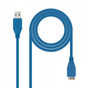 Nanocable CABLE USB 3.0, TIPO A/M-MICRO B/M, AZUL, 1.0 M