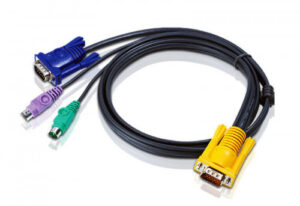 ATEN CABLE KVM PS/2 CON SPHD 3 EN 1 DE 1,8 M (2L-5202P)
