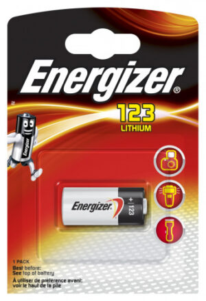 BLISTER 1 PILA ESPECIAL LITHIUM PHOTO EL123 ENERGIZER E30077