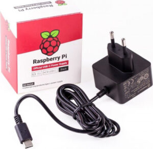RASPBERRY FUENTE DE ALIMENTACION USB-C 5.1V 3A - NEGRO -
