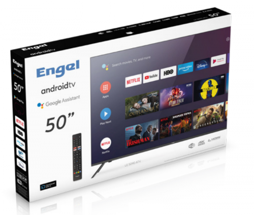 Engel LE 5090 ATV 127 cm (50") 4K Ultra HD Smart TV Negro - Imagen 3