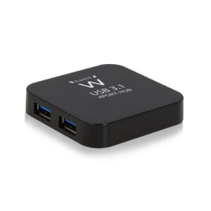 Ewent EW1134 hub de interfaz USB 3.2 Gen 2 (3.1 Gen 2) Type-