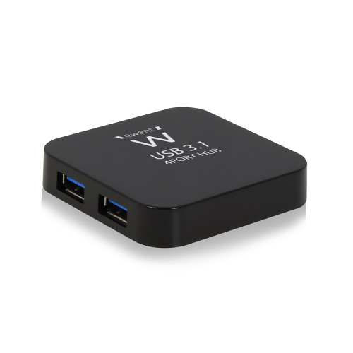 Ewent EW1134 hub de interfaz USB 3.2 Gen 2 (3.1 Gen 2) Type-